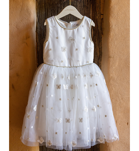 Bebe Butterfly Tutu Dress - Ivory