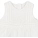 Bebe Embroidered Organza Baby Dress - Ivory