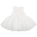 Bebe Embroidered Organza Baby Dress - Ivory
