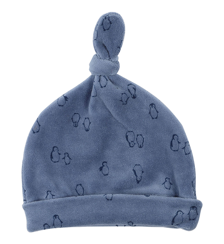 Bebe Blair Velour Beanie - Penguin