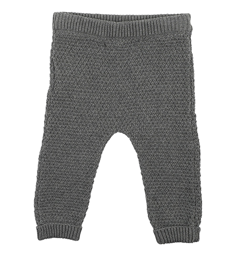 Bebe Charcoal Sand Stitch Baby Pants