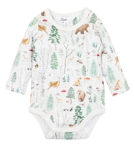 Bebe Atlas Print Bodysuit