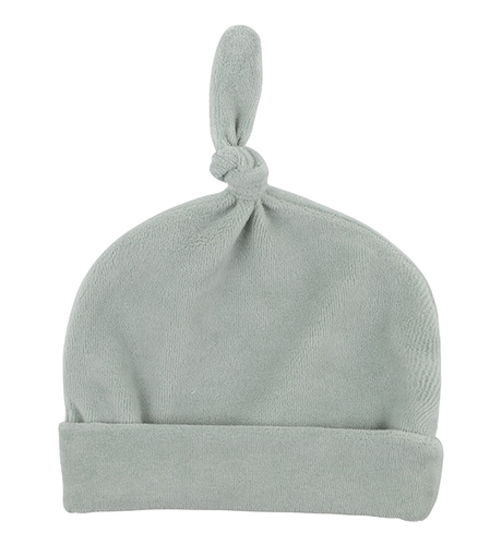 Bebe Atlas Velour Beanie - Sage