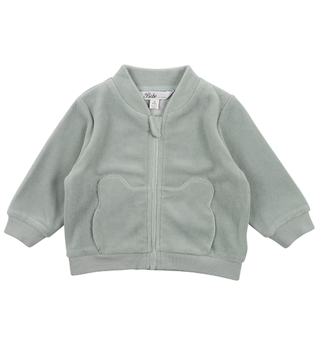 Bebe Sage Velour Baby Jacket