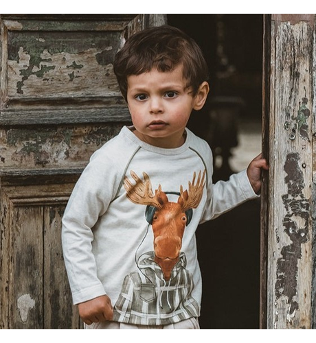 Bebe Scout Moose L/S Tee