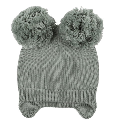 Bebe Mint Pom Pom Beanie