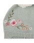 Bebe Esme Embroidered Beanie - Sage Green