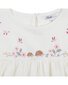 Bebe Esme Embroidered L/S Top - Cream