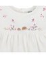 Bebe Esme Embroidered Baby L/S Top - Cream