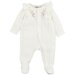 Bebe Esme Velour Onesie - Cream