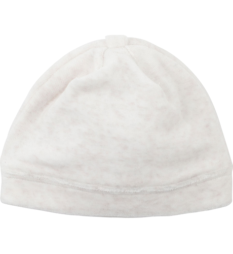 Bebe Margot Velour Beanie - Cream Marle