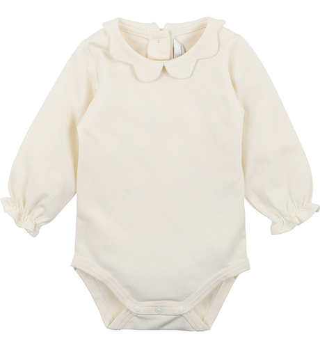 Bebe Margot Collared Bodysuit - Vanilla