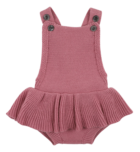 Bebe Margot Knit Bodysuit With Skirt - Rose Pink