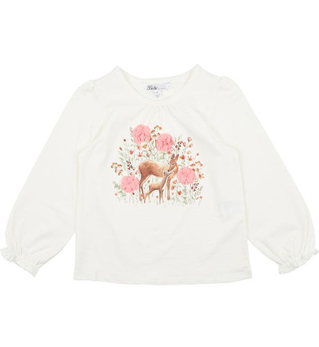 Bebe Faye L/S Tee - Cloud