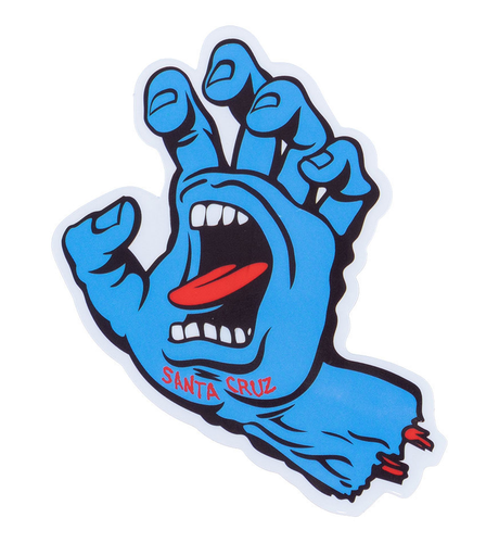 Santa Cruz Screaming Hand Sticker