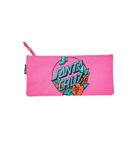 Santa Cruz Take Flight Dot Pencil Case - Pink