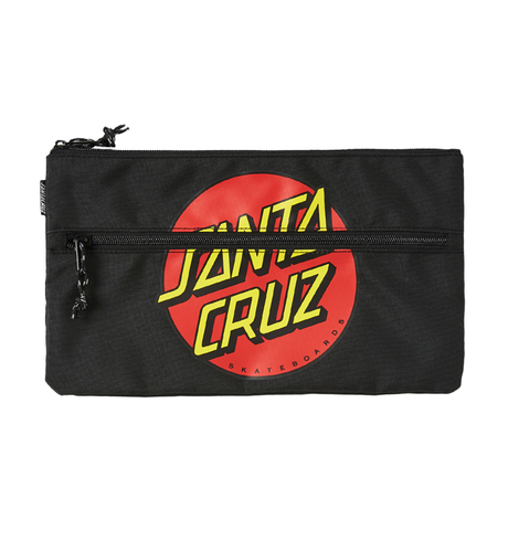 Santa Cruz Classic Dot Pencil Case - Black