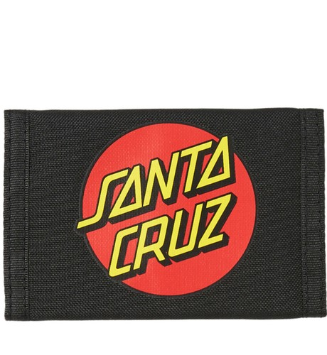 Santa Cruz Classic Dot Wallet - Black