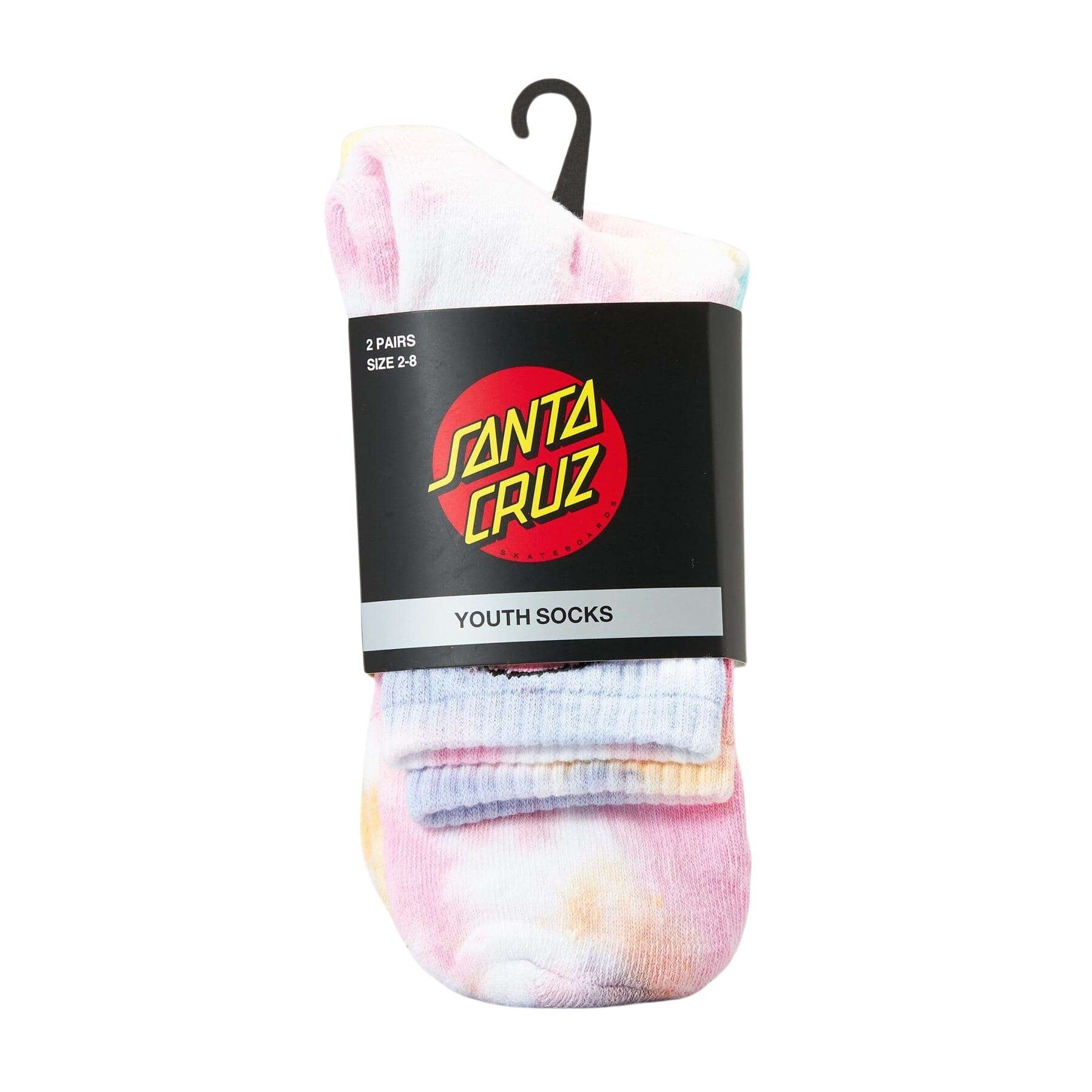 tie dye youth socks