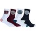 Santa Cruz Pop Dot Sock 4pk (Wmns 6-10) - Wht/Maroon/Blk