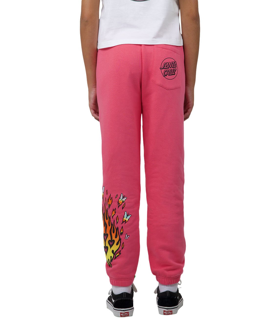 Pink brand track pants best sale