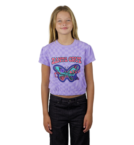 Santa Cruz Galactic Butterfly S/S Tee - Lavender