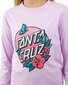 Santa Cruz Take Flight Dot Front L/S Tee - Lavender