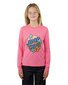 Santa Cruz Take Flight Dot Front L/S Tee - Pink