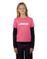 Santa Cruz Flame Strip L/S Tee - Pink/Black