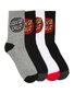 Santa Cruz Classic Dot Crew Sock 4pk (Youth 2-8) - Multi