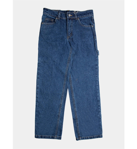 Santa Cruz Oval Strip Pant - Washed Indigo