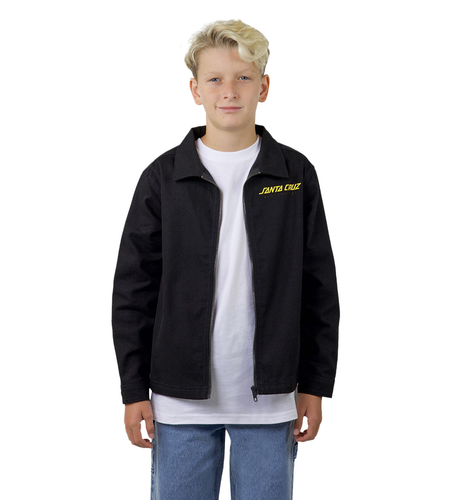 Santa Cruz Snake Dot Strip Jacket - Black