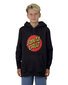 Santa Cruz Classic Dot Front Hoodie - Black