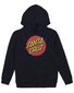 Santa Cruz Classic Dot Front Hoodie - Black