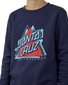Santa Cruz Split Not A Dot Front Sweater - Navy