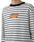 Santa Cruz Ultimate Flame Strip Stripe L/S Tee - Blk/Wht