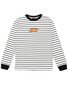 Santa Cruz Ultimate Flame Strip Stripe L/S Tee - Blk/Wht