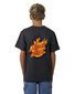 Santa Cruz Ultimate Flame Dot Centre S/S Tee - Charcoal
