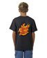 Santa Cruz Ultimate Flame Dot Centre S/S Tee - Charcoal