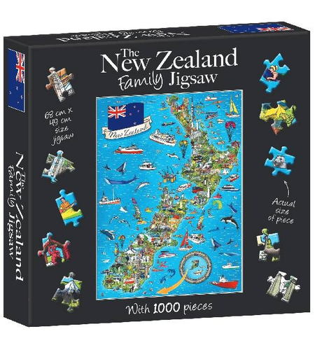 New Zealand Family Jigsaw 1000pc Puzzle