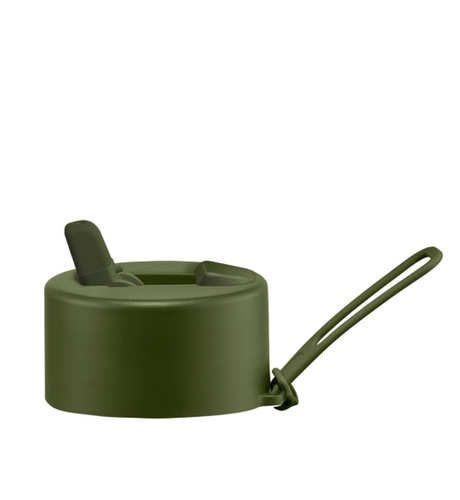 Frank Green Flip Straw Lid & Strap Pack - Khaki