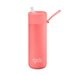 Frank Green 595ml Reusable Bottle (straw) - Sweet Peach