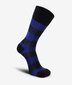 Swanndri Colombo Check Merino Sock - Blue/Black Check