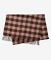 Swanndri Wide Scarf - Rose/Coffee Check