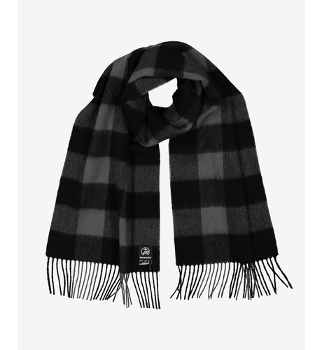 Swanndri The Scarfie - Charcoal/Black Check