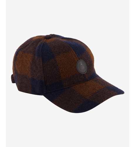 Swanni Wool Check Baseball Cap - Ground Check