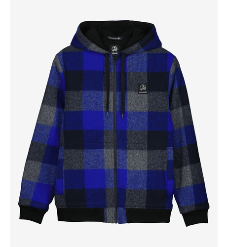 Swanndri Crooked River Wool Hoodie - Aoraki Check