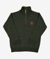 Swanndri Mariner Zip Neck Wool Sweater - Olive