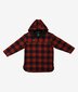 Swanndri Brixton Wool Bush Shirt - Burnt Merlot Check