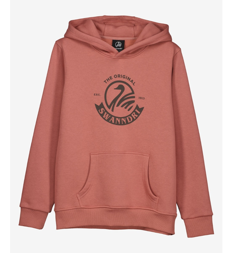 Swanndri Original V2 Printed Hoodie - Dusty Rose/Coffee